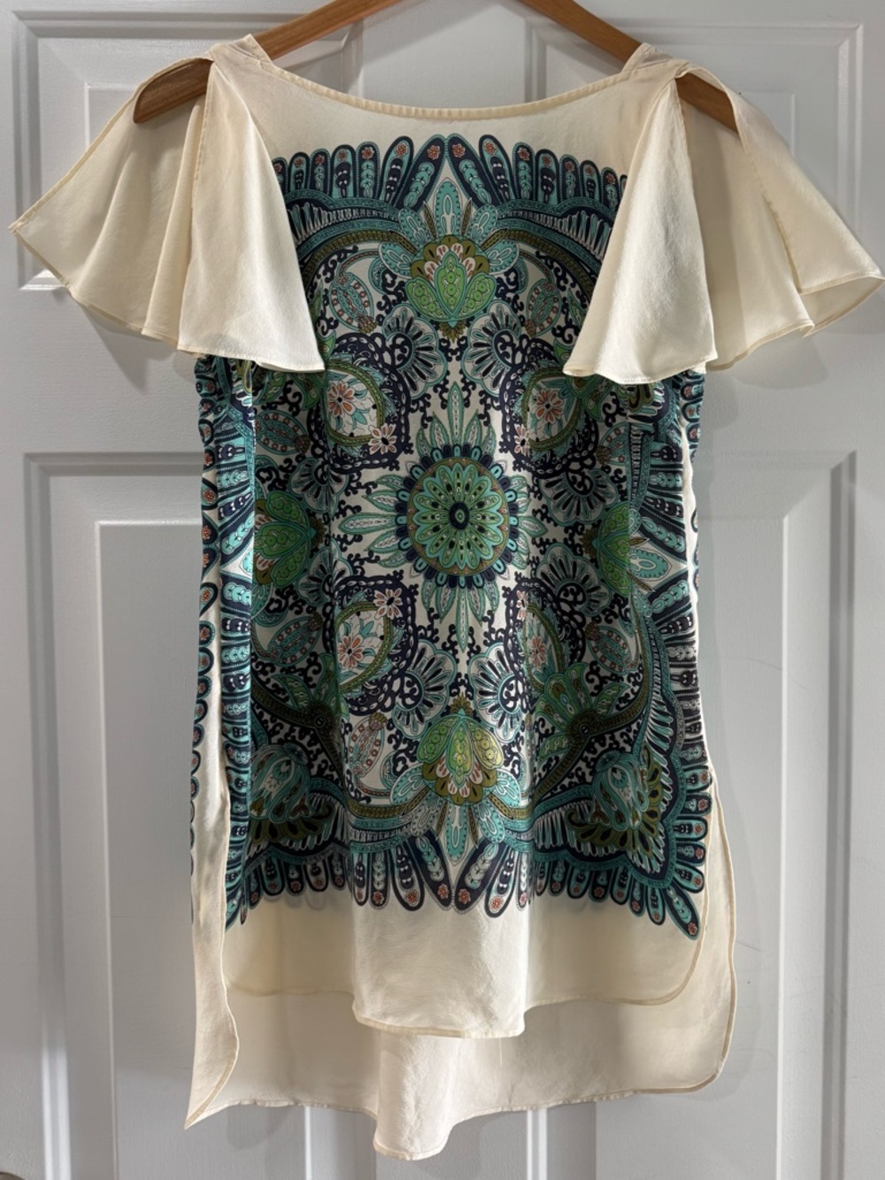 Maeve Anthropologie
Ludovica Paisley Print Silk
Blouse Womens Size XS